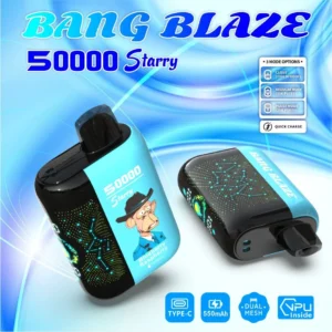 Bang Blaze Starry 50000 - detailný pohľad na hviezdný dizajn a bezpečný materiál