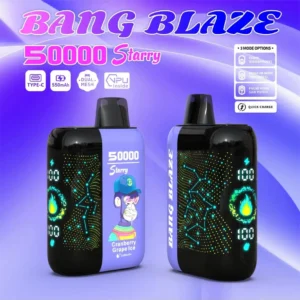 Bang Blaze Starry 50000 - praktická a ľahká e-cigareta, vhodná na cestovanie a každodenné používanie