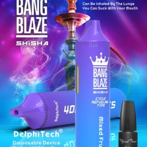 Bang Blaze Shisha 40K - autentické shisha príchute a vysoký počet ťahov, bezpečný a kvalitný vaping