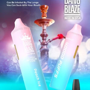 Bang Blaze Shisha 40K - praktická a ľahká e-cigareta, vhodná na cestovanie a každodenné používanie