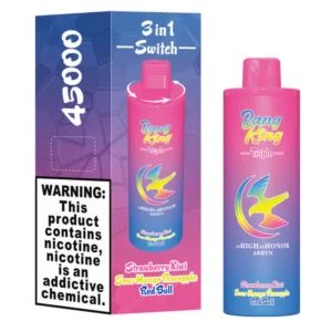 Bang King Triple 45000 3v1 - detailný pohľad na inovatívny dizajn a ovládanie príchutí